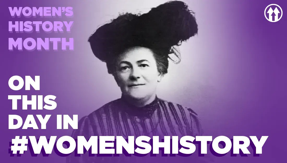 On this day in #WomensHistory…

1911: Thanks to Clara Zetkin, the first International Women's Day was celebrated! Happy #WomensDay, Comets! Did you know that this year is the 111th International Women’s Day to be observed?