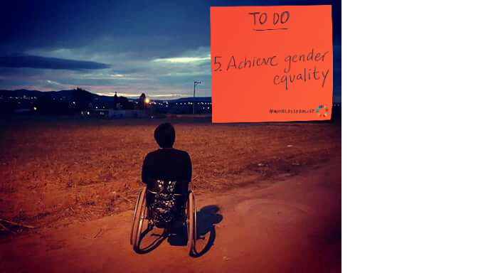almaluzmorales's tweet photo. I love this photo because it represents me very well. But today I’m choosing to cover it up with something more important. Goal 5: Gender Equality. Get involved @theglobalgoals #FiveComesFirst. #IWD2022 #WorldsToDoList https://t.co/pVhohuof84