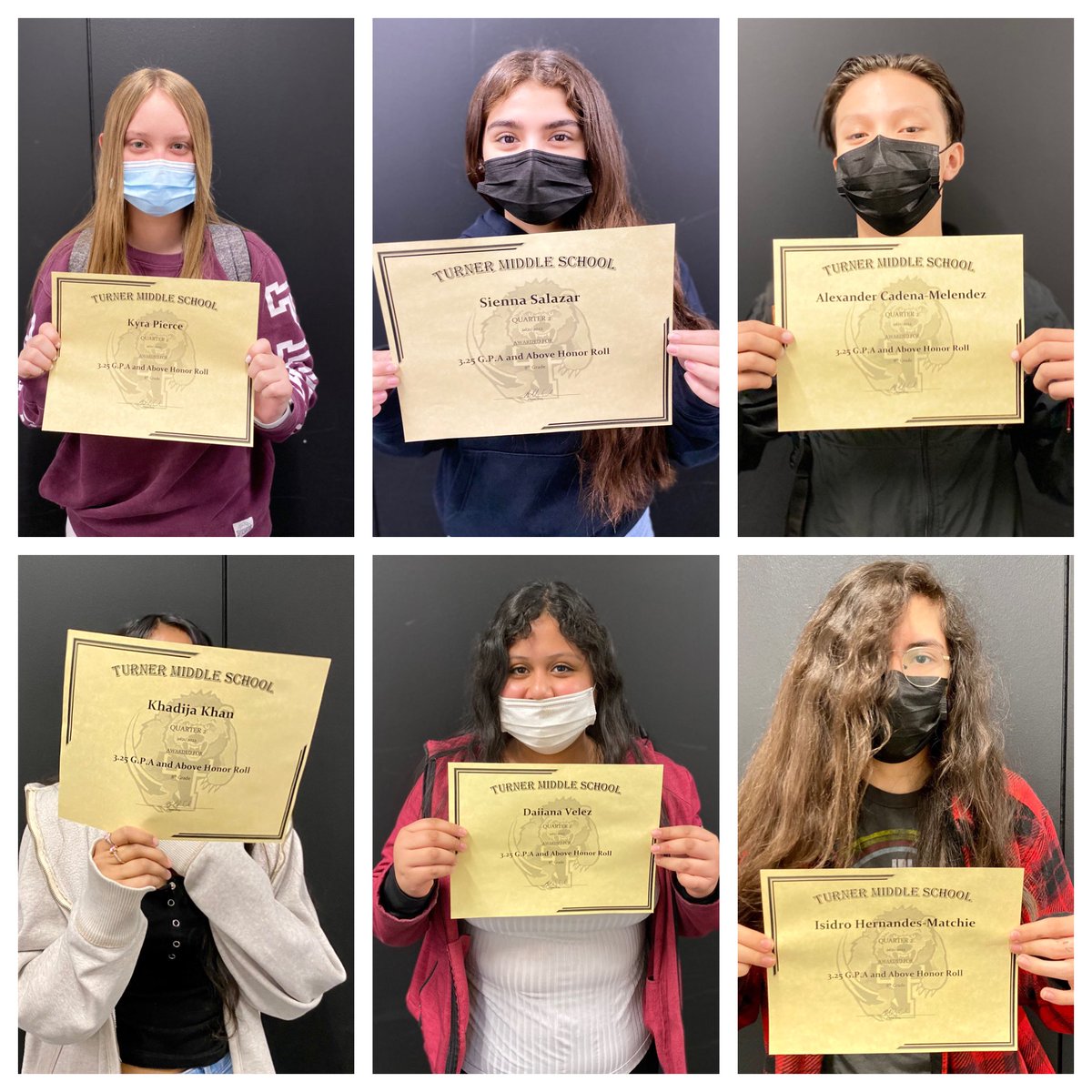 MrsPate8's tweet photo. 2nd quarter honor roll picture finally uploaded - just as 3rd quarter ends. #BetterLateThanNever #TMSfamily #tmsgolden https://t.co/tv6fs7bnik