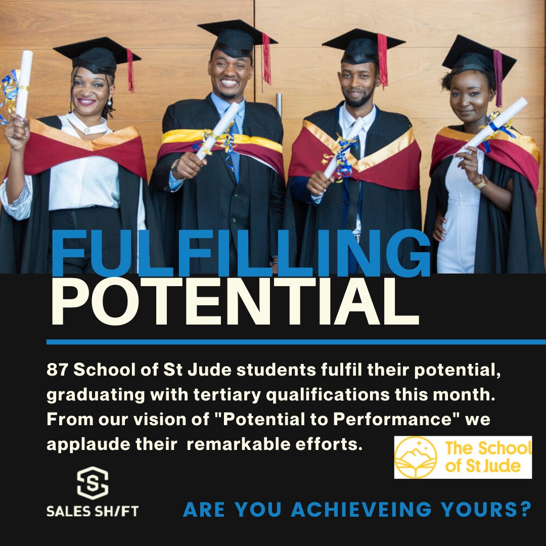 The latest School of St Jude post was titled "Fulfilling Potential".
It makes me so proud that our own 'why', "Potential To Performance", aligns with this. 
Not sure if you are you ready to change to achieve your potential? 
Do our free diagnostic &amp; see.
sales-shift.com/personal-chang…