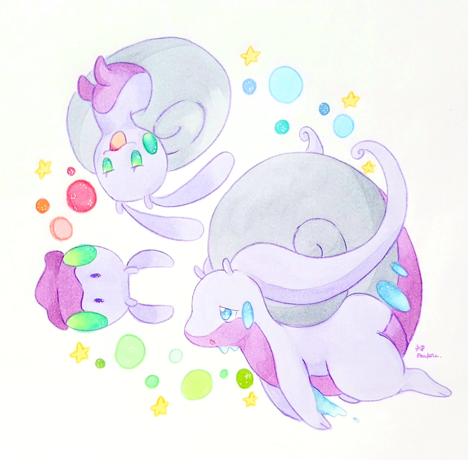 Ponkan ぽんかん きらきらドロップス Pokemonlegends ポケモン ヌメラ ヌメイル ヌメルゴン ポケモンイラスト Pokemon T Co Qlucffohch Twitter