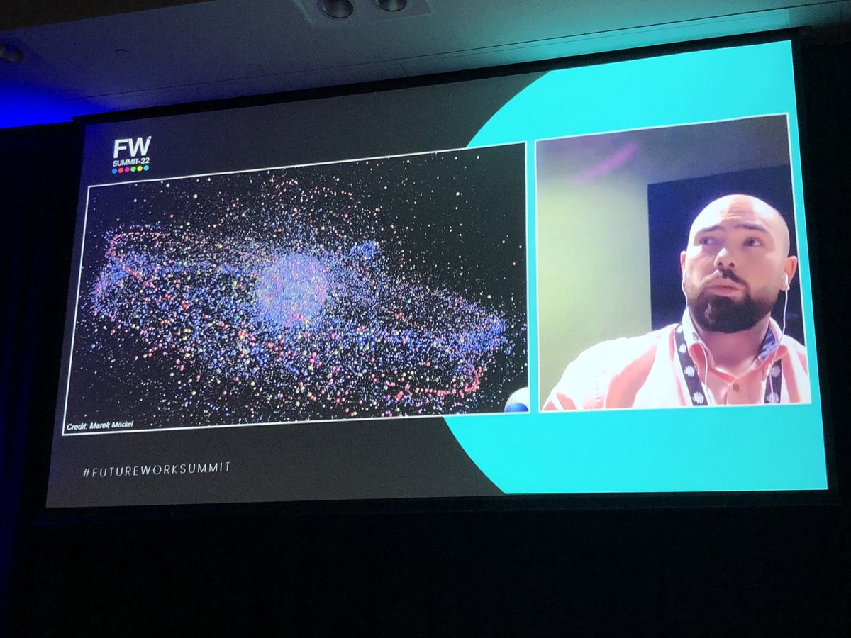 FMcL2020's tweet photo. Dr Joe O’Leary from #EOSGp introducing the complexity of working in the space domain to #futurework summit today. It actually is rocket science! https://t.co/OjfntyDREH