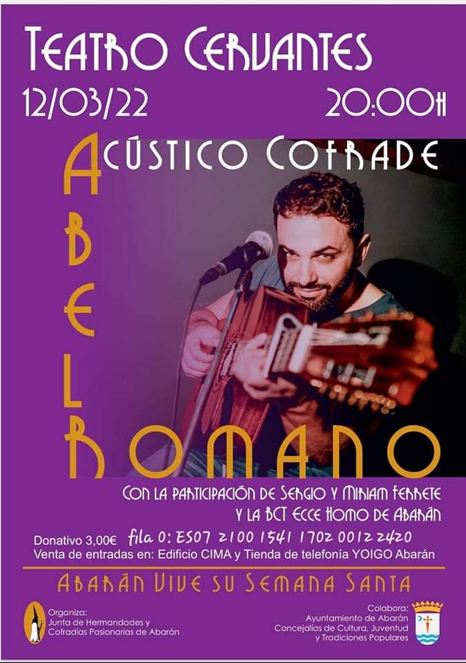 JhcpAbaran's tweet photo. Informamos que la recaudación del concierto de abel romano del sábado irá destinada íntegramente a los afectados por la guerra de ucrania, además hemos puesto una fila 0 para que quien no pueda acudir y quiera colaborar pueda hacerlo.

FILA 0 :  ES07 2100 1541 1702 0012 2420 https://t.co/19MMya5u6g