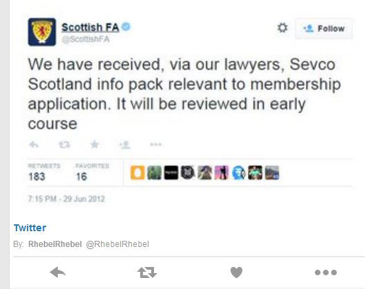 Sevco Rangers Cluster One on Twitter: