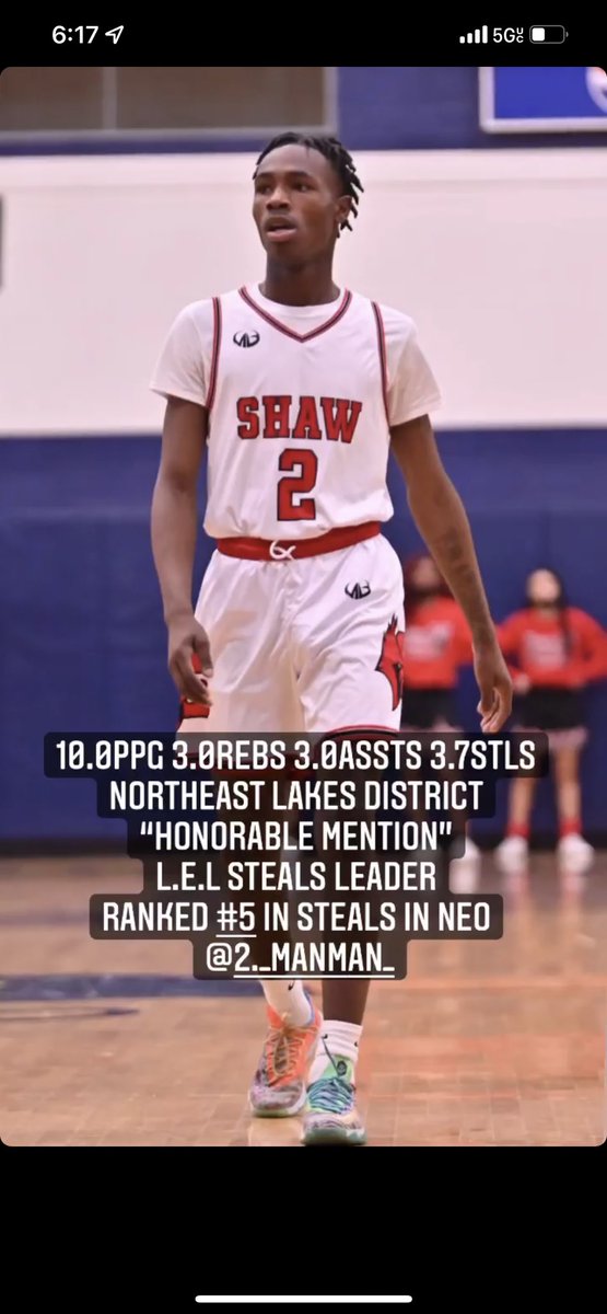 MarvRashad's tweet photo. “..Three Shaw High Basketball seniors were chosen for All-Northeast District Honors..” #YeahShaw 🤞🏾⚫️🔴 @ShawCardinals @NEOZoneHS @OHSAA_Bball https://t.co/IZpxIHoWUy