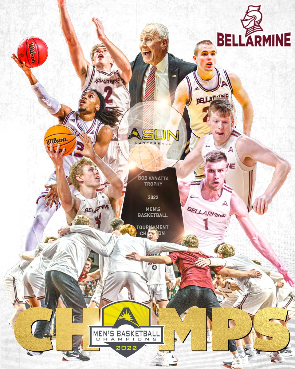 .<a href="/BUKnightsMBB/">Bellarmine Men’s Basketball</a> claims its 1⃣st <a href="/ASUN_MBB/">ASUN Men's Basketball🏀</a> Championship after defeating the Dolphins in Freedom Hall ⚔️🏀💯‼️

#ASUNBuilt | #ASUNMadness | #SwordsUpBU⚔️