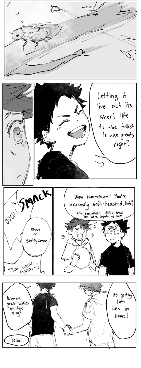 cicada - iwaoi comic [1/2]
#iwaoi #haikyuu 