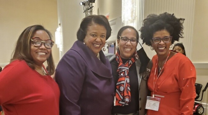 ChesterPADST's tweet photo. CAC (PA) Social Action chair and co-chair at the 33rd Annual Delta Days in the Nation’s Capital. Pictured with DST 24th National President Cynthia Butler-McIntyre. It’s DELTA ADVOCACY DAY in DC. @easternregdst @dstinc1913 #dstcacpa #DDNC2022 #DSTMakingAnImpact #D4WomenInAction https://t.co/t3yEPX7Gy1