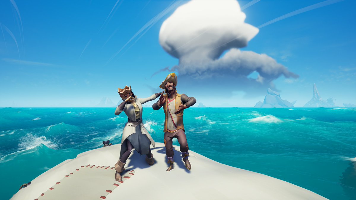 MrCrackMoney's tweet photo. Nothing but good time and memories with this crew!! We sail in different time zones making it tough to sail during the week.π»π»π»
@SeaOfThieves @HuntersCalling #SeaOfThieves #BeMorePirate #hunterscalling #SoTShot https://t.co/4NesL4NDJ0