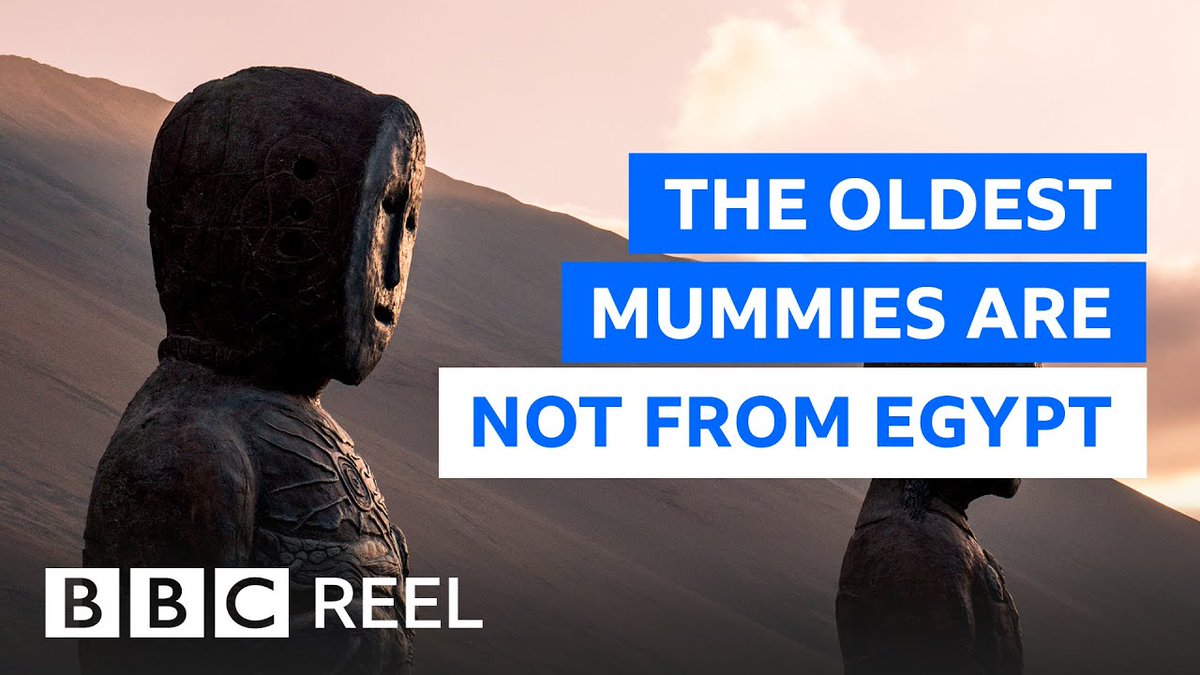 DescubreArica's tweet photo. 🧵🎬#Documental | 'Chinchorro: The Oldes mummies are not from Egypt' 🌅 En este documental de BBC Reels, se exploran los misterios de las momias Chinchorro presentes en la ciudad de #Arica. https://t.co/AmTueYEHSj