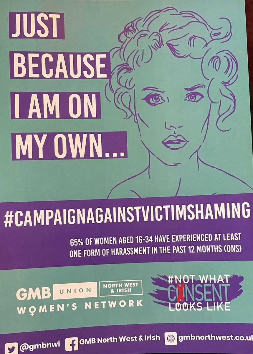 Lisa_71pool's tweet photo. Here’s a peek at our new #victimshaming awareness posters @radicallywomen launched on #IWD #IWD2022 @gmbnwi @underoneskygmb 
one more #BreakTheBias we need. Stop blaming women when they are attacked @LDAService 
#whocareswhatIwear
#NotWhatConsentLooksLike https://t.co/p2yC82zAHp