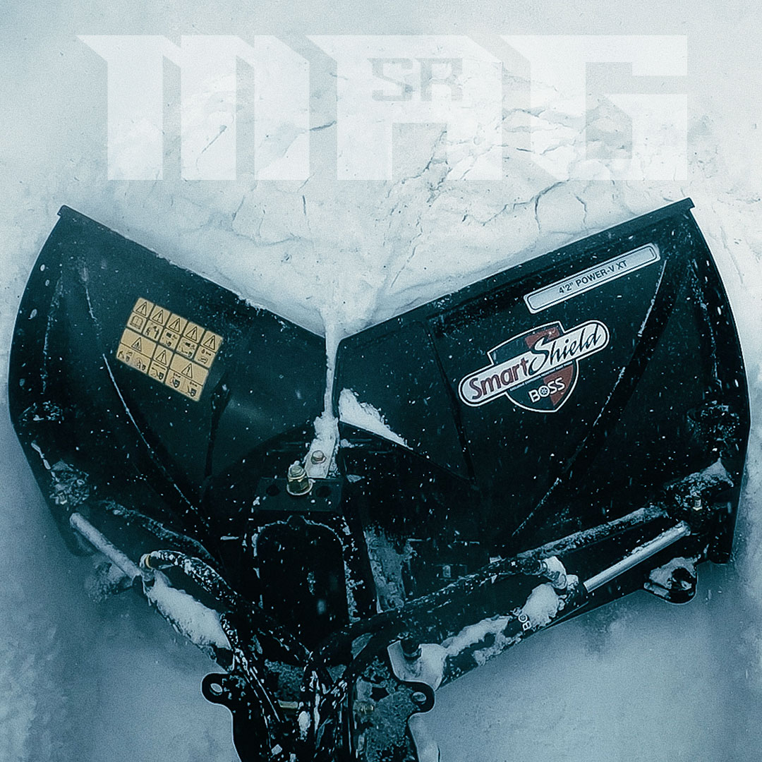 BOSSSnowplows's tweet photo. The ultimate evolution has occurred. Meet the new SR MAG, the alpha in snow and ice control. #BOSSnowplow #SRMAG #Snowrator https://t.co/JrKUbtgvAI