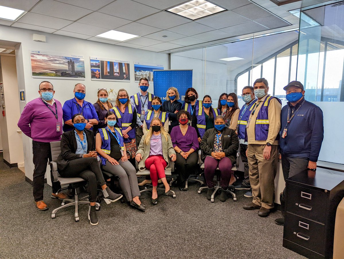 elebadbrown's tweet photo. Happy Women's Day from EWR Business Office! Today and every day, women in aviation stand strong and by each other!  #BreakTheBias #unitedweare https://t.co/j0Sfwtz32u