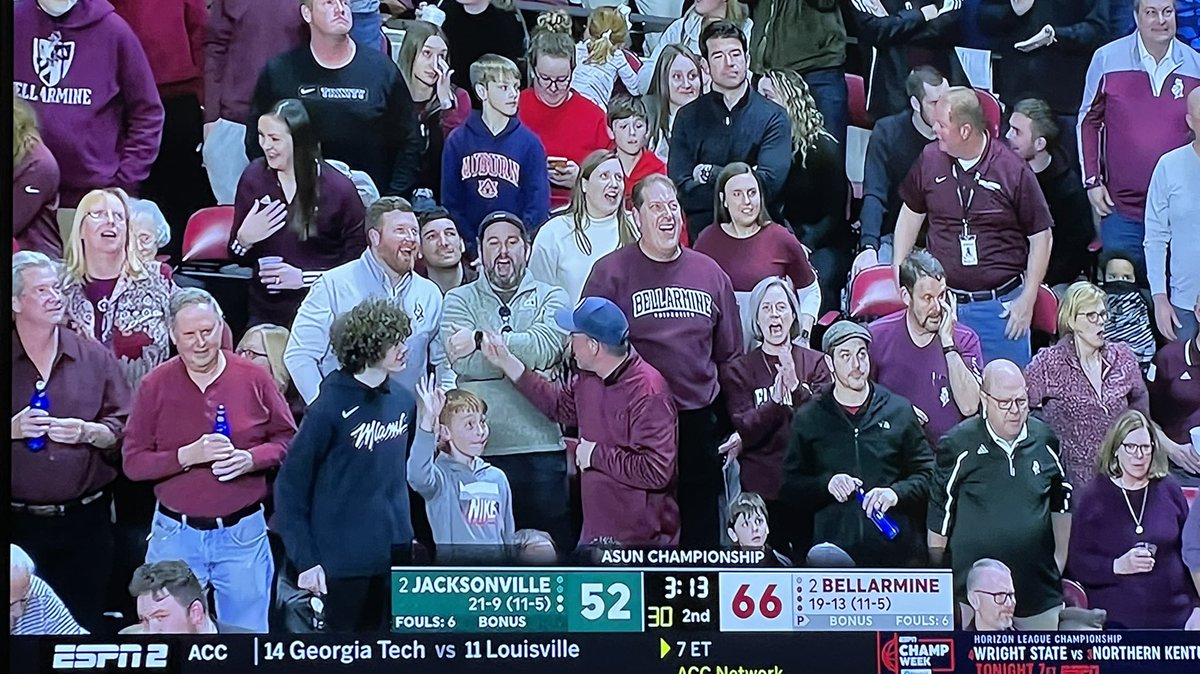 bkcounts's tweet photo. Spotted in the stands at the ASUN Champ game….  #WDE https://t.co/zgd62xZba8