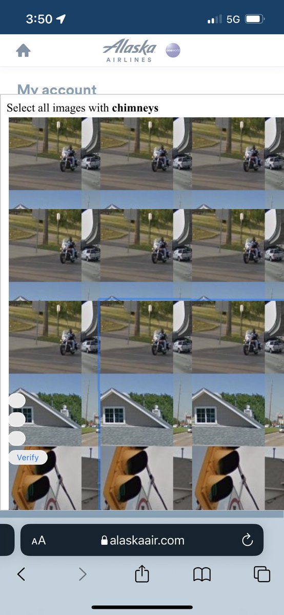 jonotech's tweet photo. @AlaskaAir your image CAPTCHA doesn’t work on mobile. https://t.co/fYJtWJO9b3