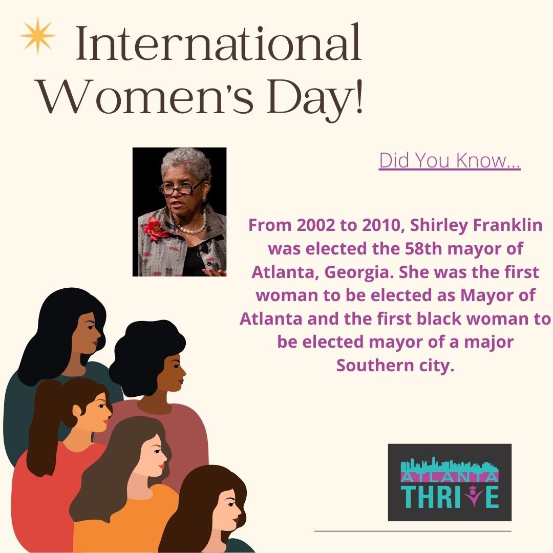 AtlantaThrive's tweet photo. #InternationalWomensDay #atlantathrive https://t.co/USvinBE732