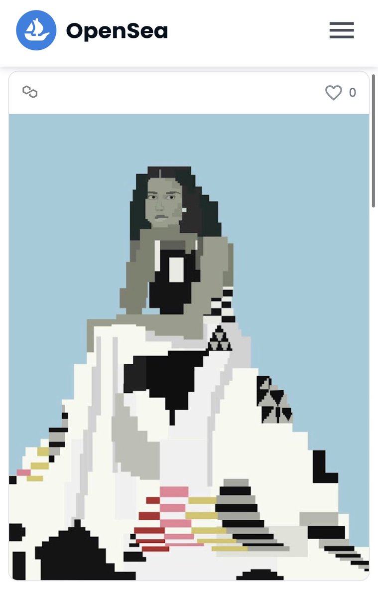1/1 pieces like this digital portrait of Michelle Obama are available now on our OpenSea! Check it out at the link in our bio 

#ArtistOnTwitter #nft #NFTs #PolygonNFT #artnft #nftproject
