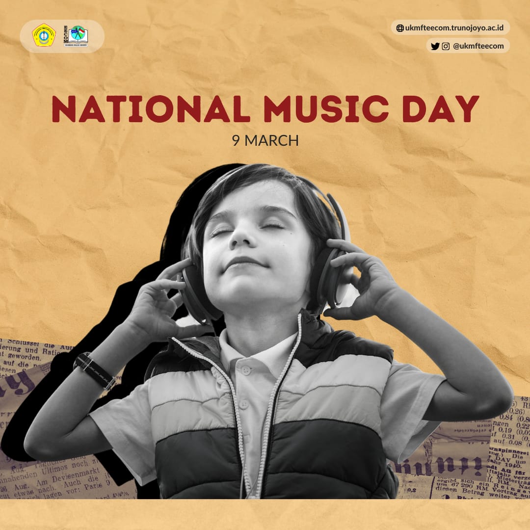 ukmfteecom's tweet photo. Happy National Music Day!
Music is created from your heart and your emotions fuel the music you make.
IG : @ukmfteecom
TWITTER : @ukmfteecom
YOUTUBE : UKM-FT EECOM
WEB : https://t.co/Ti3MyJ1JOG
#EECOM2022
#BEECOM
#BEENJOY
#BEHAPPY https://t.co/eNErrC4RAY