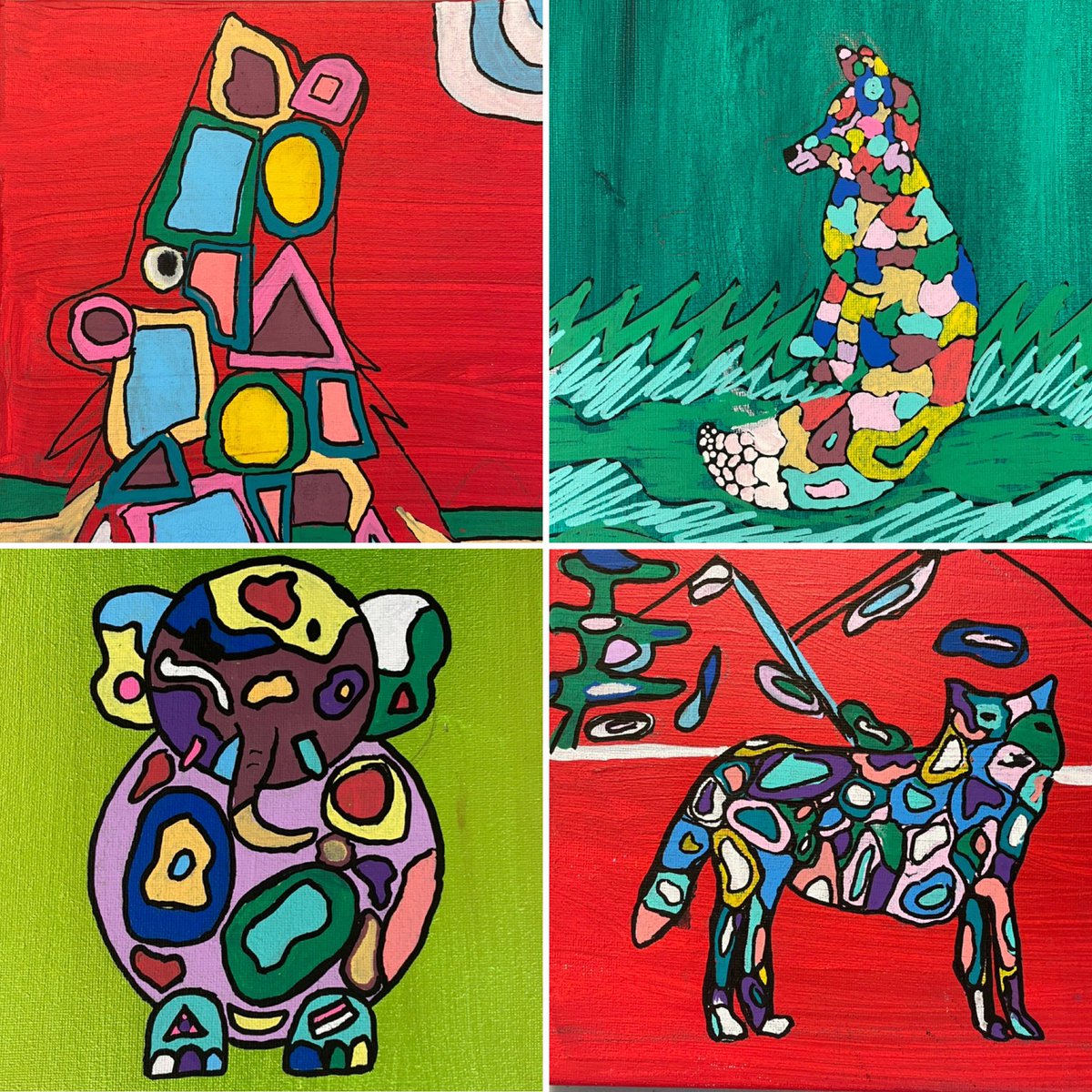 As part of our focus on the #finearts this month <a href="/bandedpeakrvs/">Banded Peak School</a> students worked with a talented, local Indigenous artist to produce beautiful Ojibwe inspired art. #rvsed