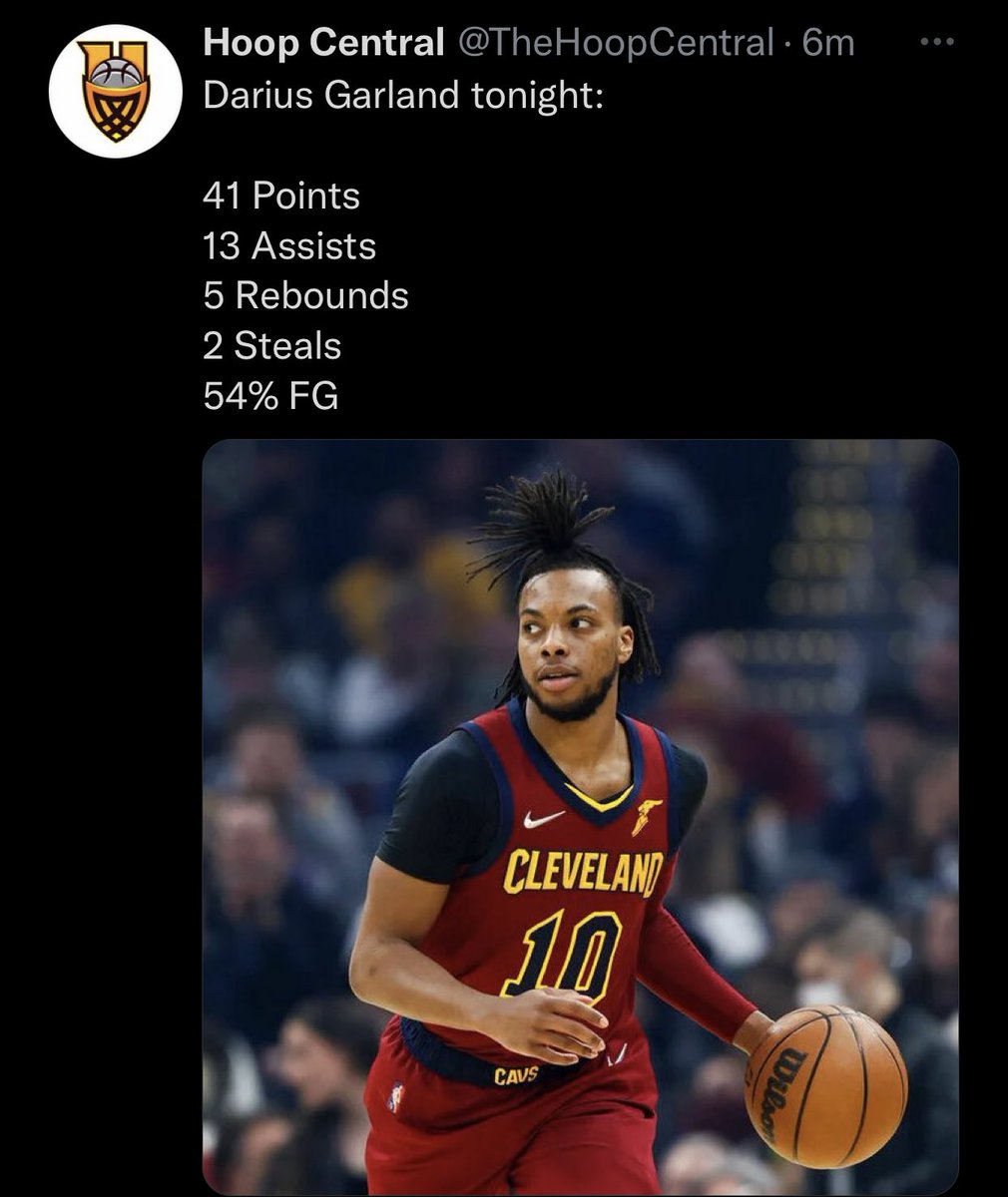 GemDecodes's tweet photo. Kyrie Irving dropped 50 points tonight exactly 50 weeks after his birthday

Darius Garland dropped 41 points tonight exactly 41 days after his birthday  

#scripted https://t.co/j1v0K11jDL