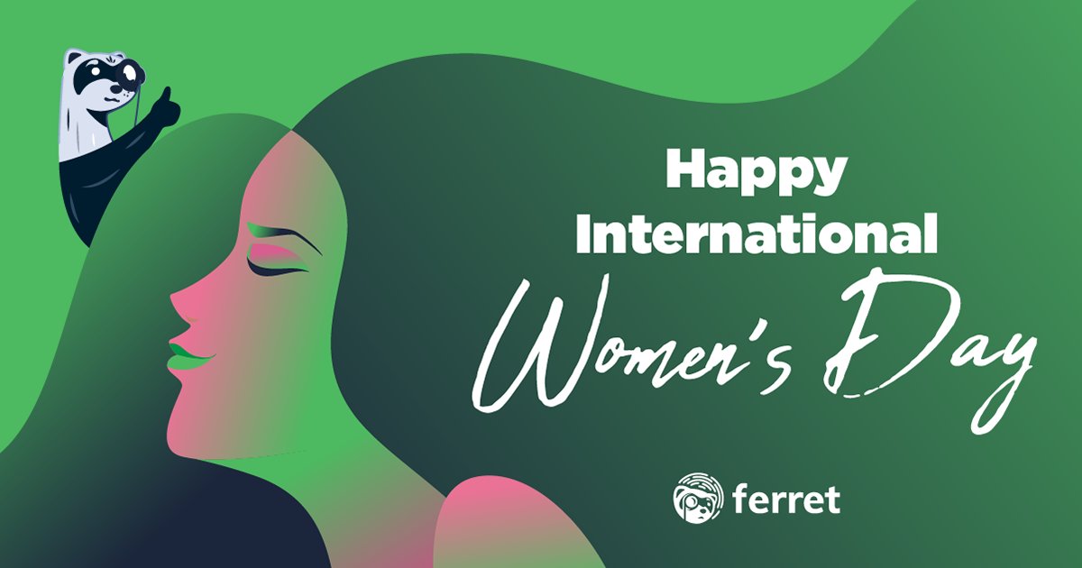 We want to give a shout-out to all the amazing #women of #Ferret and our followers as well - Happy International Women's Day! Fun fact: According to #Deloitte, women will represent 33% of the global tech workforce in 2022! All we can say: #keeprising! #celebratewomenintech
