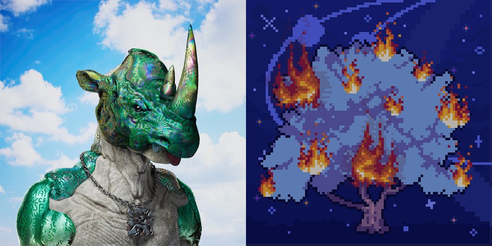 wastedwild_'s tweet photo. a galactic tree in danger!

our frens from @thecryptotrunks have been supporting us since @absurdarboretum;
they've kindly offered a JOINT GIVEAWAY with us again💚

we're so excited for their upcoming Eden project!

🎉To enter:
RT + Follow us &amp; @thecryptotrunks 
ends in 3 days https://t.co/5912mB9OOu
