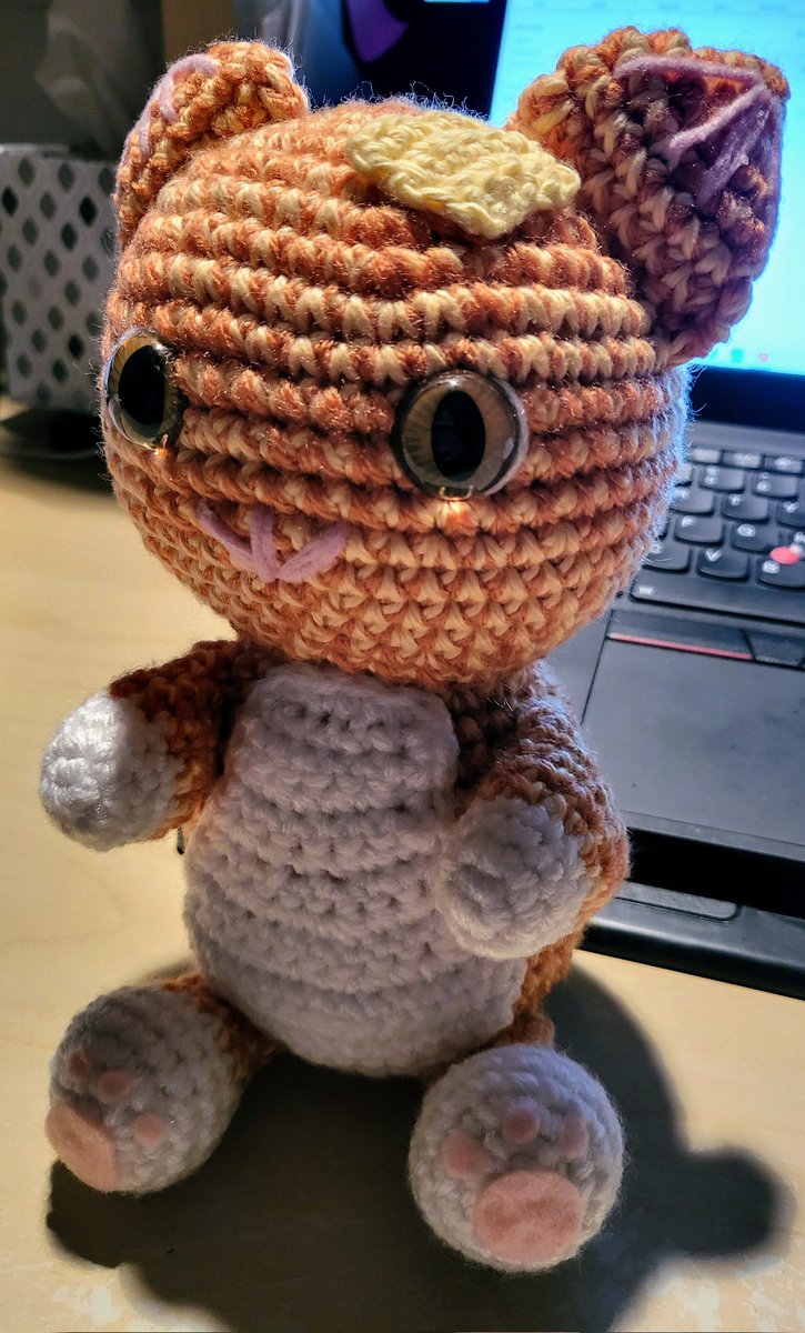 AuntieKella's tweet photo. I just received my custom-made @JortsTheCat! Would you please check out his toe beans and butter pat? I love both Jortses. 🥰 https://t.co/GxG6HxQH5z