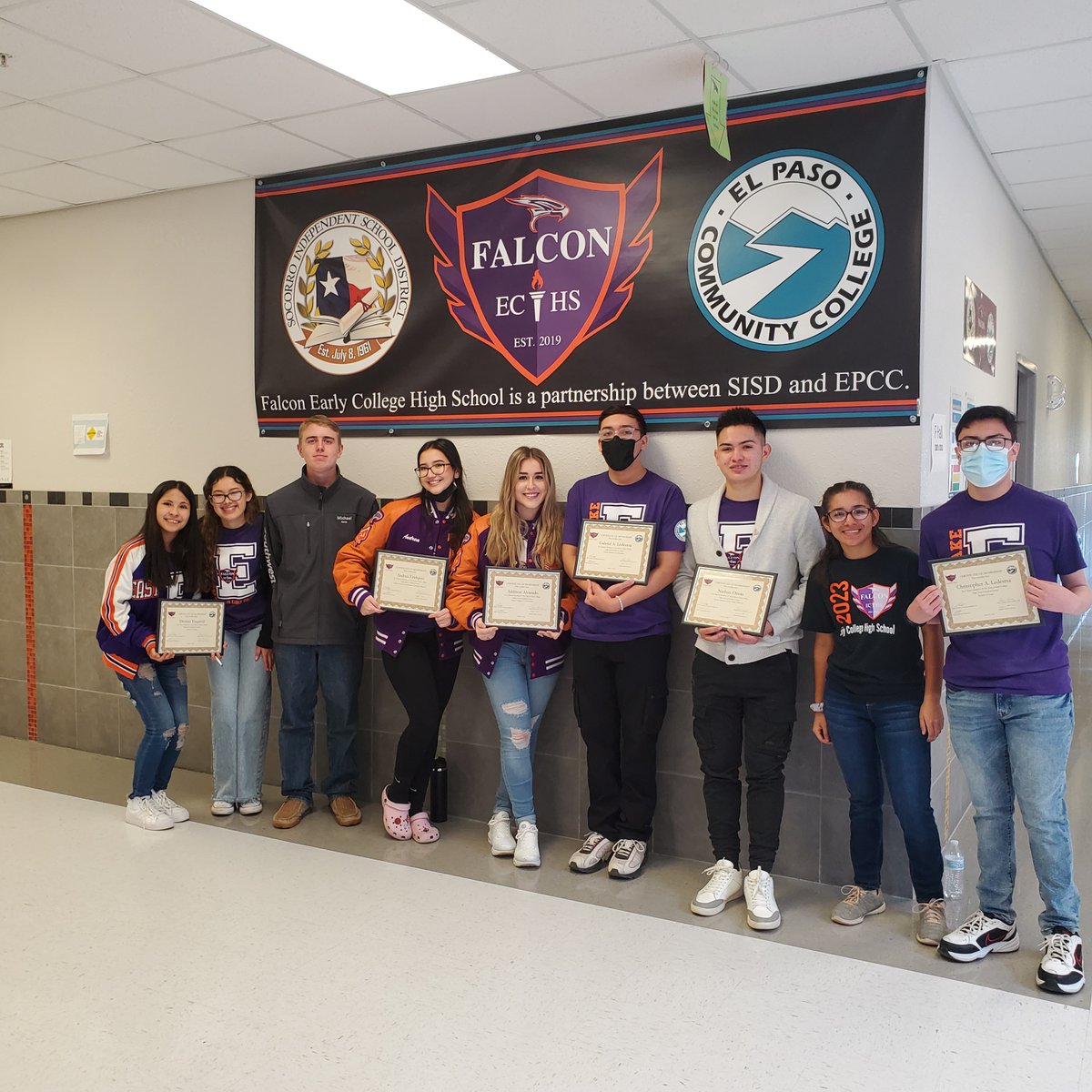 Congrats! F.E.C.H.S Student Senate inductees: Angelina, Christopher, Destiny, Kimberly and Jordan Charter Members 1st time only happens once! Thank you Senior Senators: Addison, Gabriel, Andrea and Nathan Founding Members for being excellent examples of student leaders!