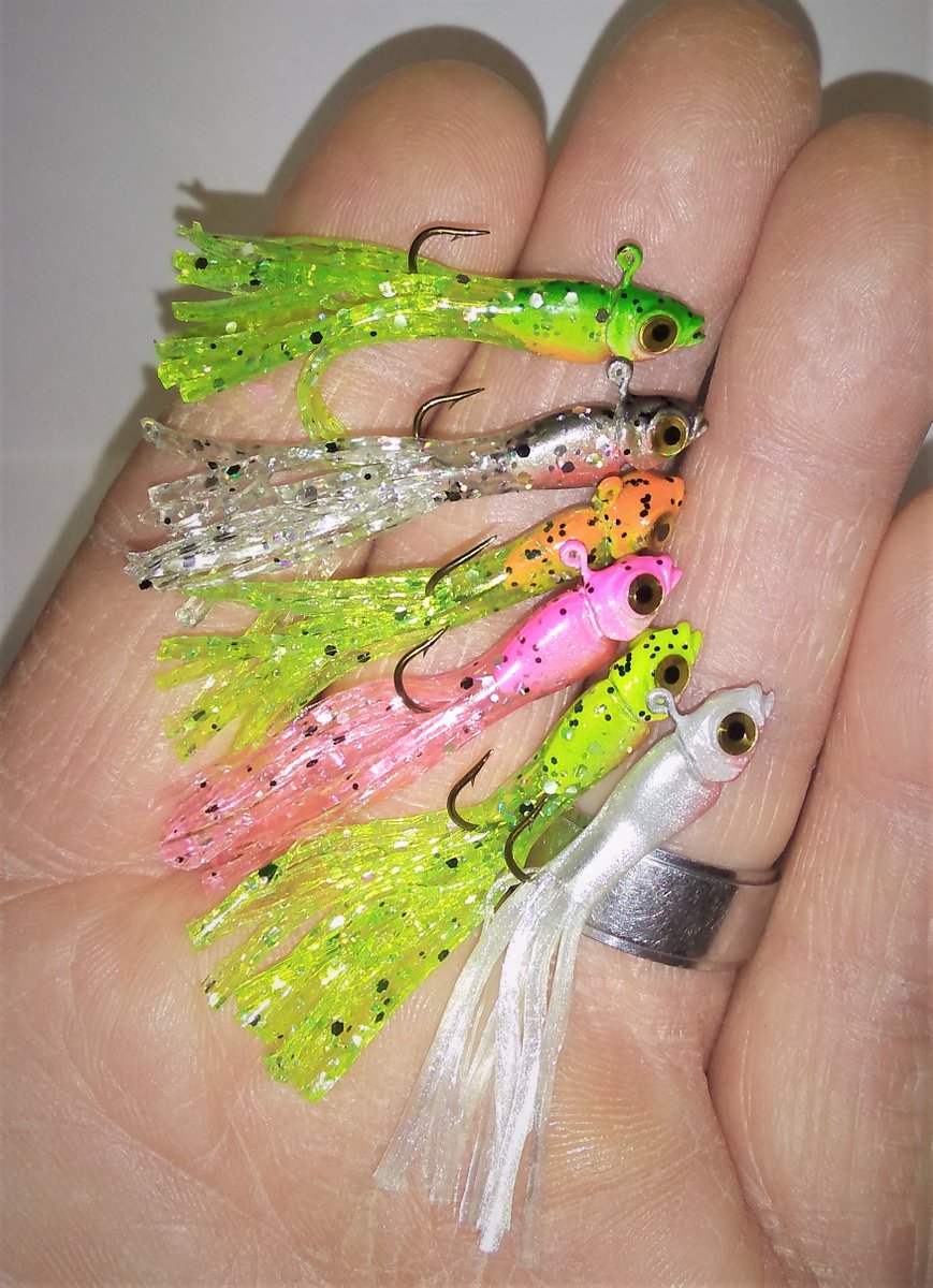 GitzitLures's tweet photo. Gitzit Little Tough Guys are undoubtedly the best crappie, trout and ice fishing jigs on the market. https://t.co/2tXEDItyRO https://t.co/Mt6jYlupCZ