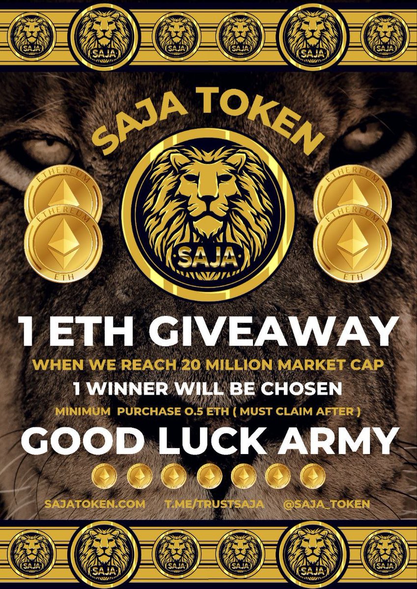 nomkhosi4's tweet photo. @CryptoGemsCom Get some LOW CAP @saja_token and thank me later

#charity #doxxed #Lions #saja #LLC  #sajateam #sajafam #sajaseal #sajainsight #sajadefender #utility #utilitytoken #defi #sajaarmy #relaunch #cryptocurrency #Lowcapgem #undervalued #1000xgem

https://t.co/eYROBNeCQl https://t.co/AVFC8onCZ3