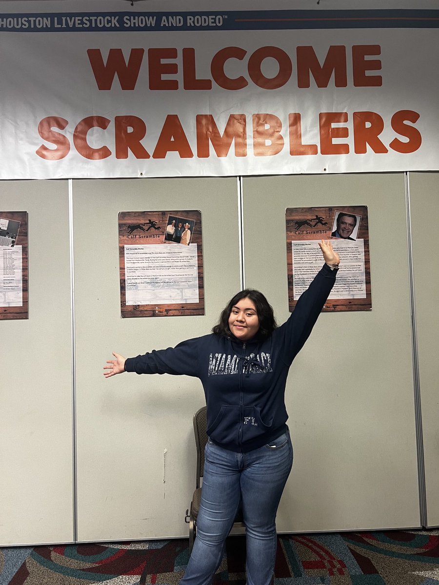 cypressparkffa's tweet photo. Good luck tonight Maleiny (AKA SCRAMBLER #1) as she competes at the HLSR Calf Scramble! https://t.co/ZeHvU7uDij