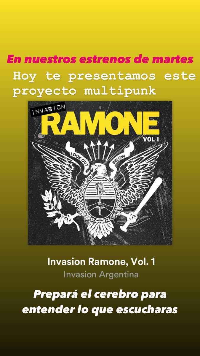 epbradio's tweet photo. Buscalos y escucha esto. 
Advertencia: Es adictivo.
#music #invasionargentina #otrascanciones https://t.co/XlVvWRkqb5
