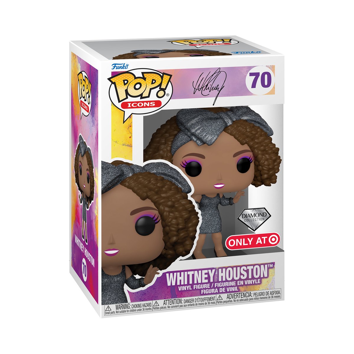 OriginalFunko's tweet photo. RT and follow @OriginalFunko for the chance to WIN the @Target exclusive Whitney Houston Diamond Collection Pop! Not feeling lucky? Pre-order now: https://t.co/tnqWwxEPBu #Funko #FunkoPop #Giveaway #WhitneyHouston #InternationalWomensDay https://t.co/McsCId5jFg