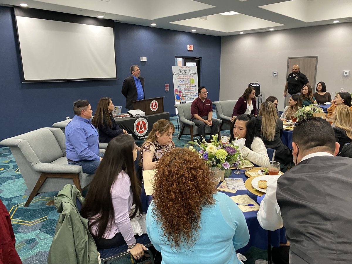 WeslacoChamber's tweet photo. Thank you to chamber member, Naomi Perales with Texas Gas Services for the invitation to attend the Women in Construction Week Luncheon, hosted by AGC-RGV! What a great turn out with amazing women empowering women!  Happy International Women's Day! Si se puede! 

#weslaco https://t.co/u8c4LrMCvY