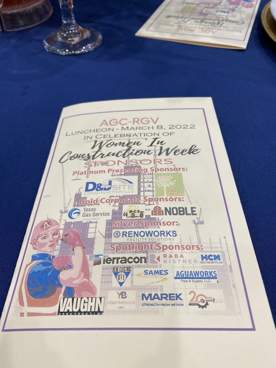 WeslacoChamber's tweet photo. Thank you to chamber member, Naomi Perales with Texas Gas Services for the invitation to attend the Women in Construction Week Luncheon, hosted by AGC-RGV! What a great turn out with amazing women empowering women!  Happy International Women's Day! Si se puede! 

#weslaco https://t.co/u8c4LrMCvY
