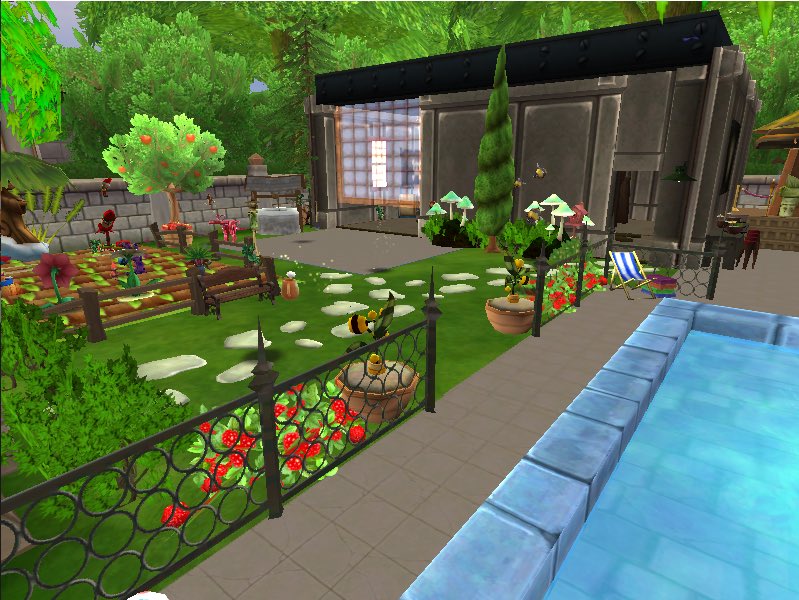 Backyard views 😮‍💨 <a href="/Wizard101/">Wizard101</a> #wizard101housing