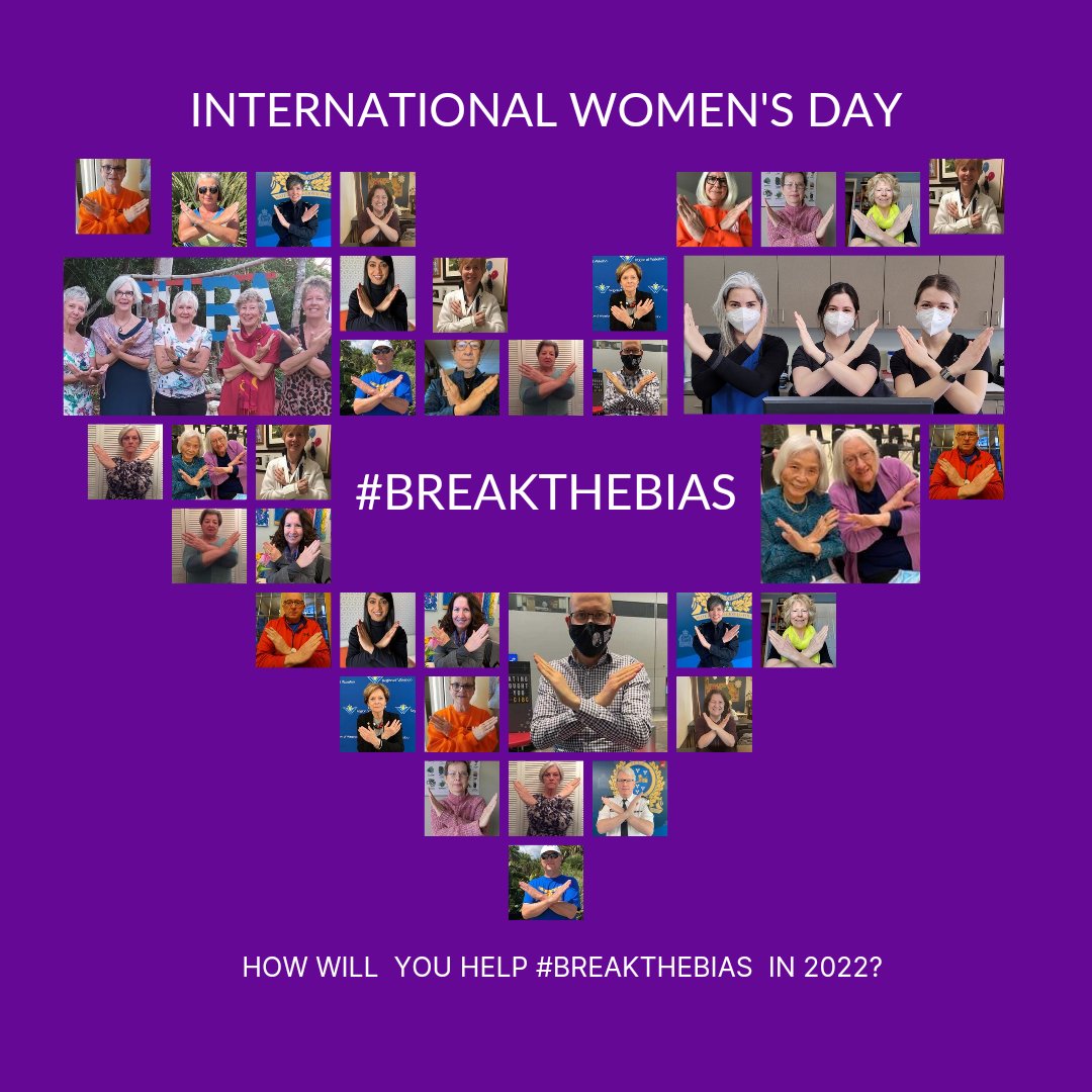Happy International Women's Day!
<a href="/ZontaKW/">Zonta KW</a> joins with our community to #BreakTheBias we envision a world free of bias, stereotypes and gender discrimination. We celebrate &amp; value our differences  #IWD2022 #zonta