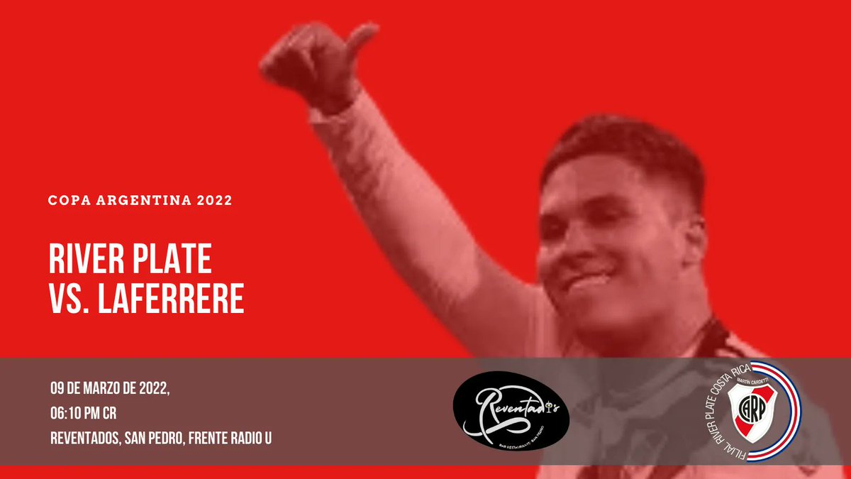 RiverPlateCR's tweet photo. Se viene River, mañana 6:10 hora de Costa Rica
#RiverEsMundial #FIFRP #River Plate https://t.co/StpBdR0pNI