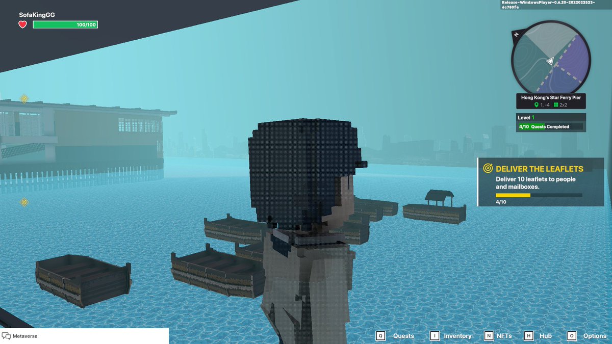 cchow_'s tweet photo. @SCMPNews, @TheSandbox Game, #SandboxAlphaS2, @ARTIFACTsBySCMP @DejazEth @JKwok20 

Look at that historical HK skyline! The best view has to be in the historical part of the game as you can't see it in real life anymore! https://t.co/rEiCsJUgF3