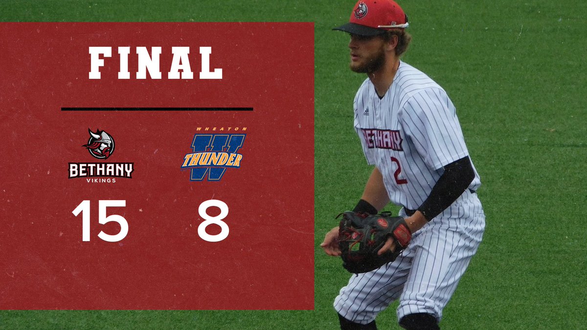 .<a href="/BLCbaseball/">Bethany Baseball</a> 15, Wheaton (IL) 8. <a href="/brent_fowler31/">Brent Fowler</a>: 3-5, 2 RBI. <a href="/BenJHopper/">Ben Hopper</a>: 2-3, career-high 4 runs. <a href="/HunterJPearce/">Hunter Pearce</a>: 2-4,  3B, 2 RBIs, 2 runs. <a href="/MalachiSantiag2/">Malachi Santiago</a>: 2-4, 2 2B, 3 RBIs. <a href="/BeumerRoss/">Ross Beumer</a>: 2-7, 3B.