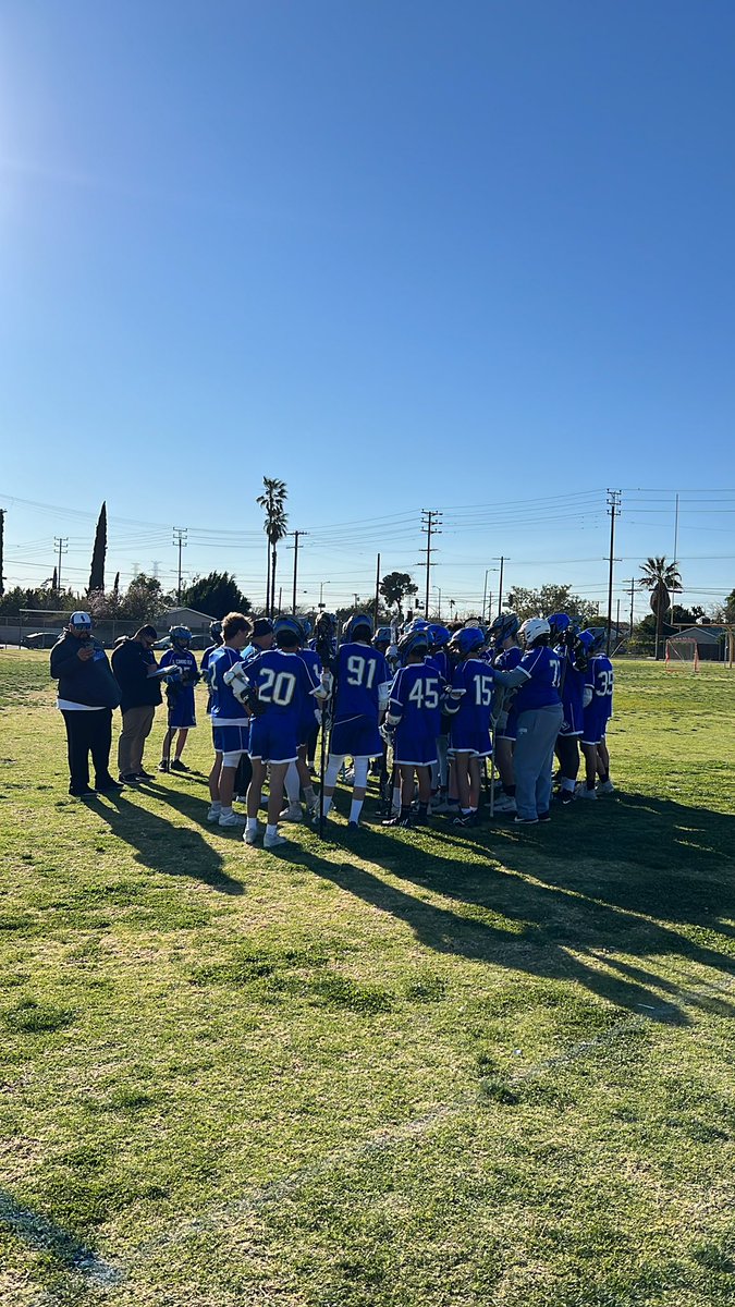 ECR Boys Lacrosse leads 9-0 at the end of the 3rd quarter.