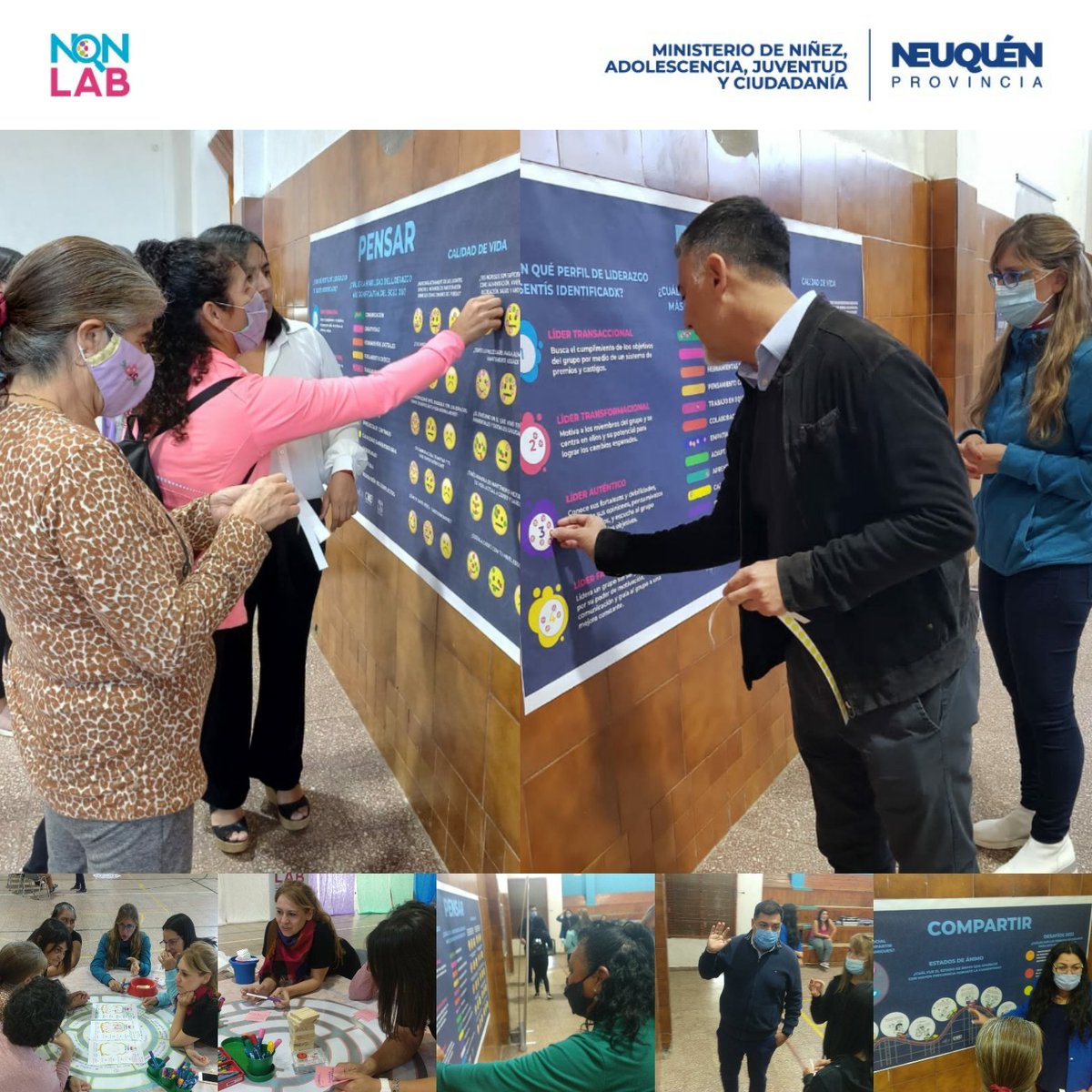 NQN_LAB's tweet photo. #AHORA 
#8M en @muniandacollo #LabMujeres ♀️promoviendo #InteligenciaColectiva y empoderamiento comunitario para las transformaciones impostergables!Funcionarias y vecinas construyendo Hoja de ruta de políticas 2022 basadas en datos, evidencias y aportes extitucionales! #LaTeNQN https://t.co/zNAetqTacJ