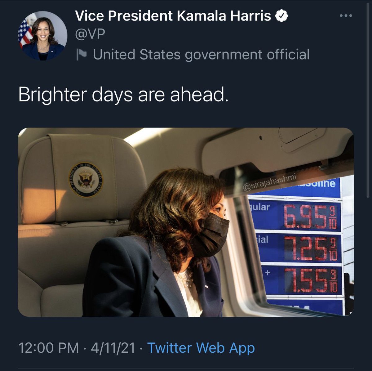 we did it, Joe!
