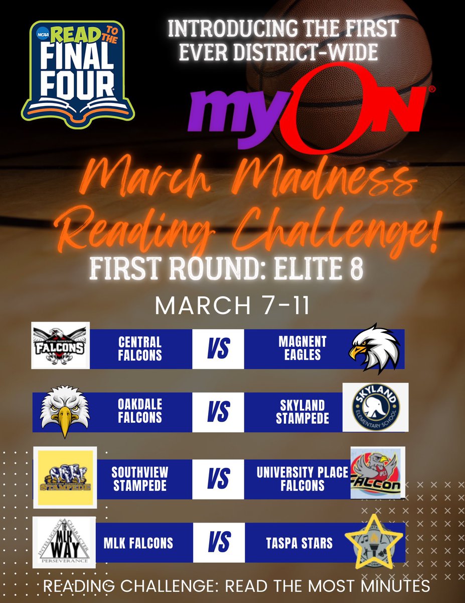 NstructorThomas's tweet photo. Hello Champions! Let’s read the most minutes on My On so we can advance to the next round! #CESReads @CentralESChamps https://t.co/FRKuSjX28i