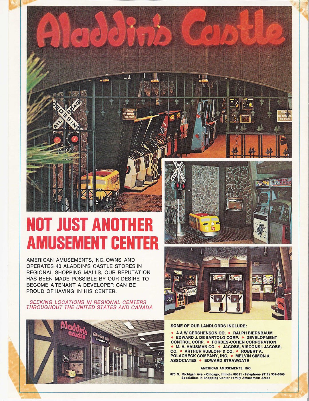 Bally's aladdin's castle location discount