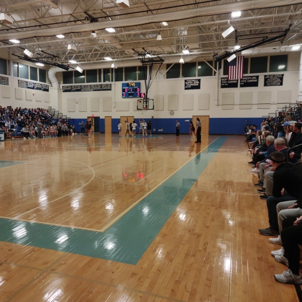 CESDracut's tweet photo. Girls basketball underway against Chickopee.  Boys basketball and hockey trams still battling in their own tournament games on the road.  Great night at DHS! #MIDDIEPRIDE https://t.co/GtTMiNaKMX