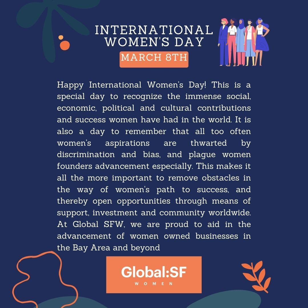 global_sf's tweet photo. Happy International Women's Day!
“Feminism isn't about making women strong. Women are already strong. It's about changing the way the world perceives that strength.” - G.D. Anderson
#globalsf #sofuture #women #globalsfwomen #internationalwomensday #womenleaders #femalefounders https://t.co/FoQ1ShEAWW