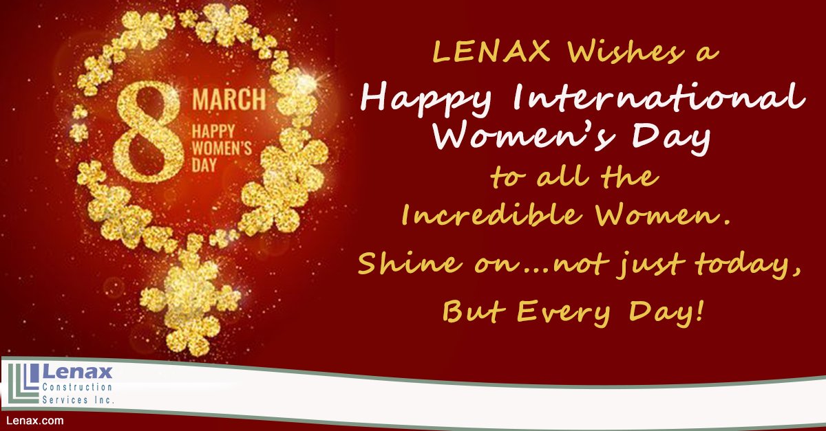 As a Woman-owned, small business enterprise, LENAX is proud of all the amazing accomplishments and contributions that women make in our world. “A strong woman looks a challenge in the eye and gives it a wink.” (- Gina Carey) #WTSLA #womanowned #aecindustry #cmaasc #AEC