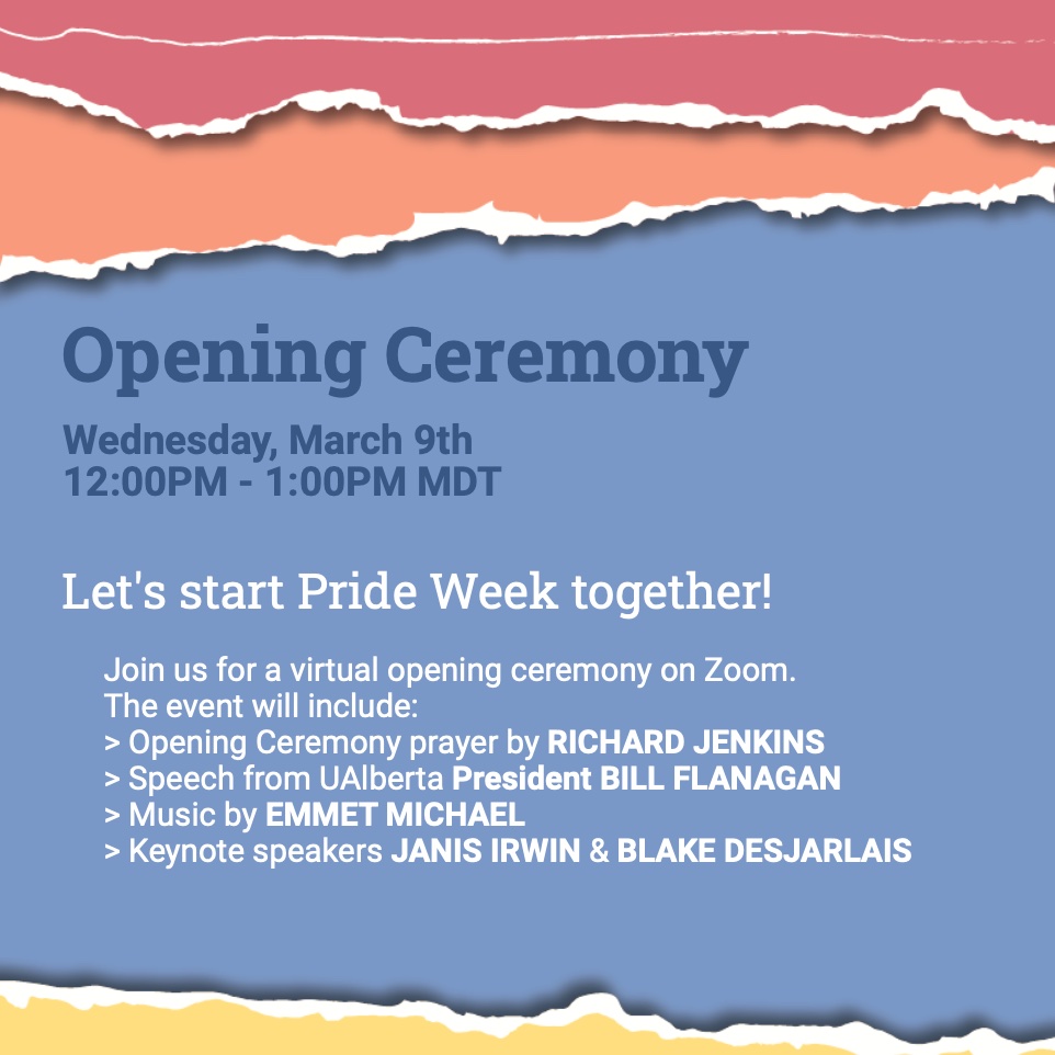 fyrefly_ua's tweet photo. Let's start @ualberta's Pride Week together! Join our opening ceremony on Zoom. To register or learn more about Pride Week, visit: https://t.co/OBmmwJYVZA

#ismss #ualberta #pride #prideweek #prideweek2022 #celebration https://t.co/FdOdsSfWEQ