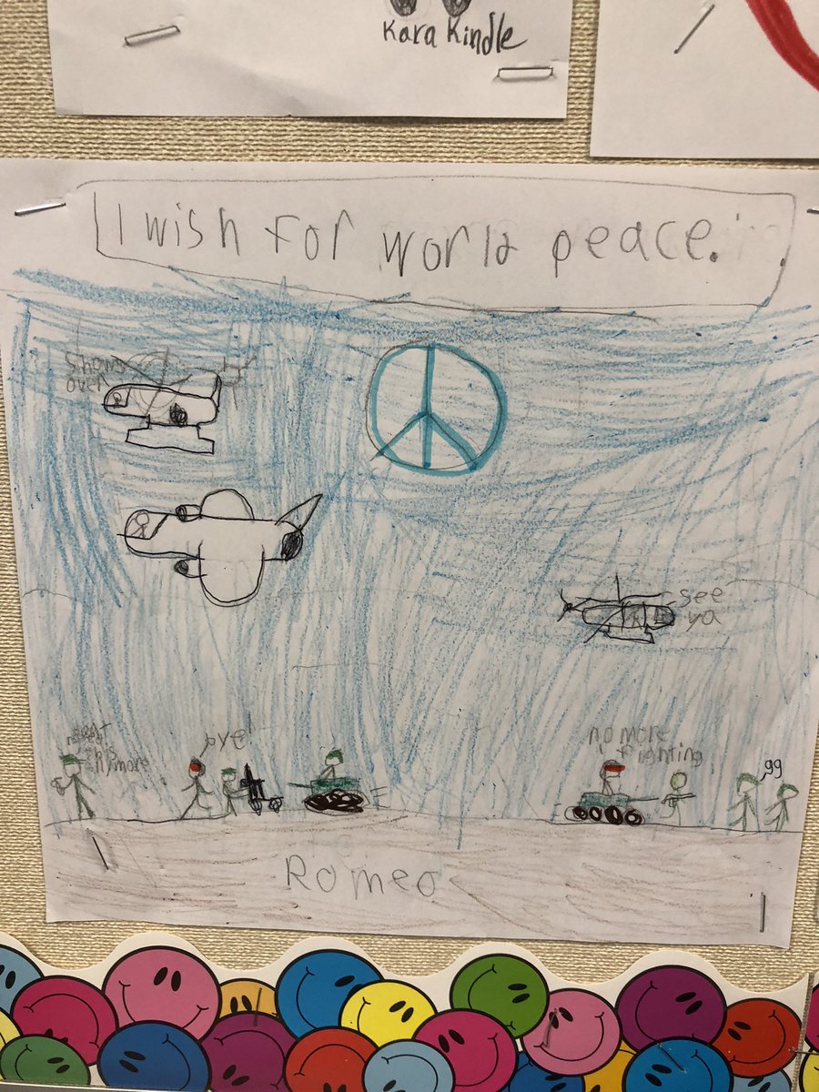 PHSMrsRizzo's tweet photo. Displaying our wishes for the world based on the book Malala’s Magic Pencil. #WomensHistoryMonth #Malala #dream #rizzo247245 https://t.co/Ufnd2Pdoh7